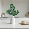 thumbnail image 1 of Home Artificial Branch Banyan Leaf Red Maple Leaf Indoor Fake Tree Ginkgo Leaf Plastic Branch Engineering Green Plant Branch Wholesale Home Essentials, 1 of 6