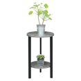 thumbnail image 3 of Convenience Concepts Graystone 24-inch Two-Tier Plant Stand in Gray Wood Finish, 3 of 6