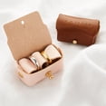 thumbnail image 3 of Leather Dog Wedding Ring Pouch – Elegant Collar Attachment for Pet Ring Bearers, Detachable White Engagement Ring Holder Box (5.5 x 3 x 2.5 cm), 3 of 7