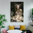 thumbnail image 6 of Victoria Frances Vampire Girl Poster Posters Art Print Wall Photo Paint Poster Hanging Picture Family Bedroom Decor Gift 24x36inch(60x90cm), 6 of 6