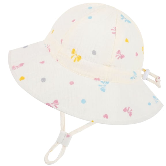 BOBOGOJP Toddler Kids Sun Hats with Neck Flap UPF 50 UV Protection Wide Rigid Brim Boys Girls Beach Swim Sunhat