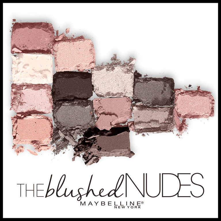 Maybelline New York The Blushed Nudes Eye Shadow Palette, 12-shade