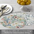 thumbnail image 7 of CounterArt Nature's Notebook Reversible Round Easy Care Flexible Placemat 4 Pack, 7 of 7