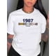 thumbnail image 1 of Camiseta De Mujer Camisetas Femeninas Verano Estampado De Ropa Casual Con Cuello RedondoWomen'S Casual Sportswear T-Shirt with Letter Pattern, Round Neck, Medium Stretch Polyester for Casual Wear, A, 1 of 7