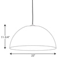 thumbnail image 4 of Dome Collection One-Light LED Pendant, 4 of 4