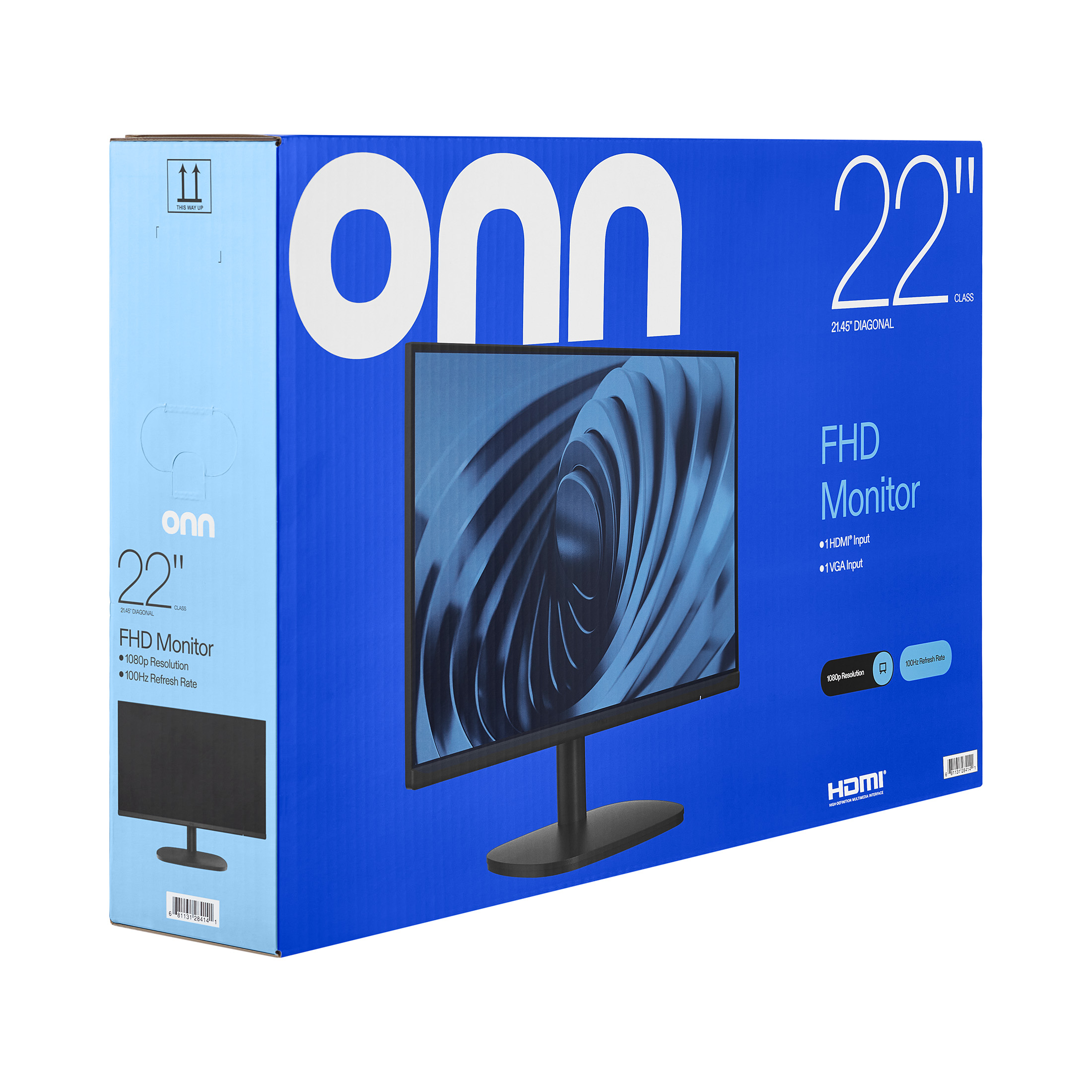 onn 22" FHD Office Monitor with HDMI Cable photo 3