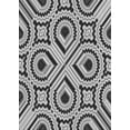 thumbnail image 1 of Ahgly Company Tapis d'Intérieur Lavables en Machine, Rectangle Transitionnel Gris Argenté, 5' x 8', 1 of 7