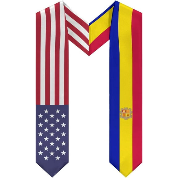 Panama Flag Graduation Stole Graduate Shawl Sash Scraf Gift For Abroad Student International Study (Square)