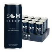 Som Sleep The Original Som Sleep Support Formula, Berry Flavor, 8.1 Oz Cans, 12 Ct