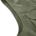 thumbnail image 3 of BiZtdJrK Mens Big and Tall Outdoor Vest Stand Collar Zip Up Hiking Cargo Vests Sleeveless Camping Fishing Jackets with Multi Pockets Army Green XXL, 3 of 8