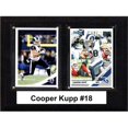 thumbnail image 1 of C&I Collectables 68KUPP 6 x 8 in. NFL Cooper Kupp Los Angeles Rams Two Card Plaque, 1 of 1
