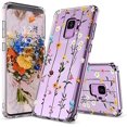 thumbnail image 1 of Galaxy S9 Case, Galaxy S9 Case Clear, Wildflower Floral Flower Pattern Printed Clear Design Transparent Plastic Back Case with TPU Bumper Case Cover for Samsung Galaxy S9, 1 of 7