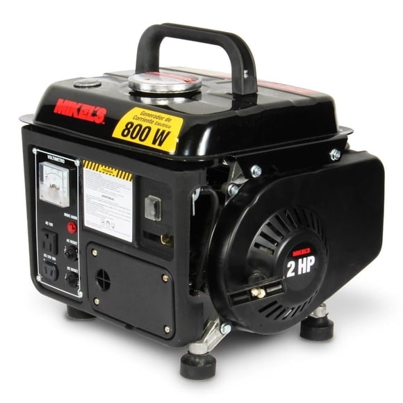 Generador Mikel's 800 Watts, Capacidad del Tanque de Gasolina 4 Lts. Trabajo 6 hrs continuas, Mod. GCE-800