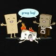 thumbnail image 3 of CafePress - Flaming Marshmallow Group Hug! T Shirt - Dark T-Shirt Kids XS-XL, 3 of 4