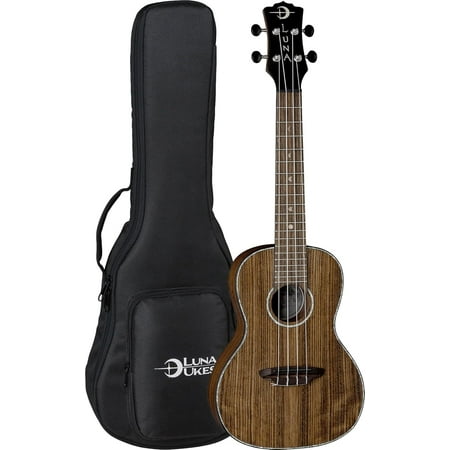 Luna Guitars Walnut Concert Ukulele with Gigbag - Satin Natural