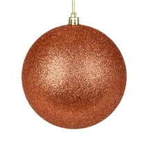 Vickerman 3" Coral Glitter Ball Ornament, 12 per Bag