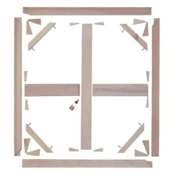 Masterpiece B2 Stretcher Kit with Braces - 48" x 60", With Brace