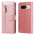 thumbnail image 3 of Wallet Case for Google Pixel 8 with Zipper Pocket & Card Slots – Stand Function Pink, 3 of 6