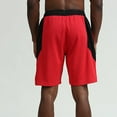 thumbnail image 3 of HCNTES Mens Running Shorts Quick Dry Athletic Shorts with Liner, Workout Shorts(Red,XL), 3 of 4