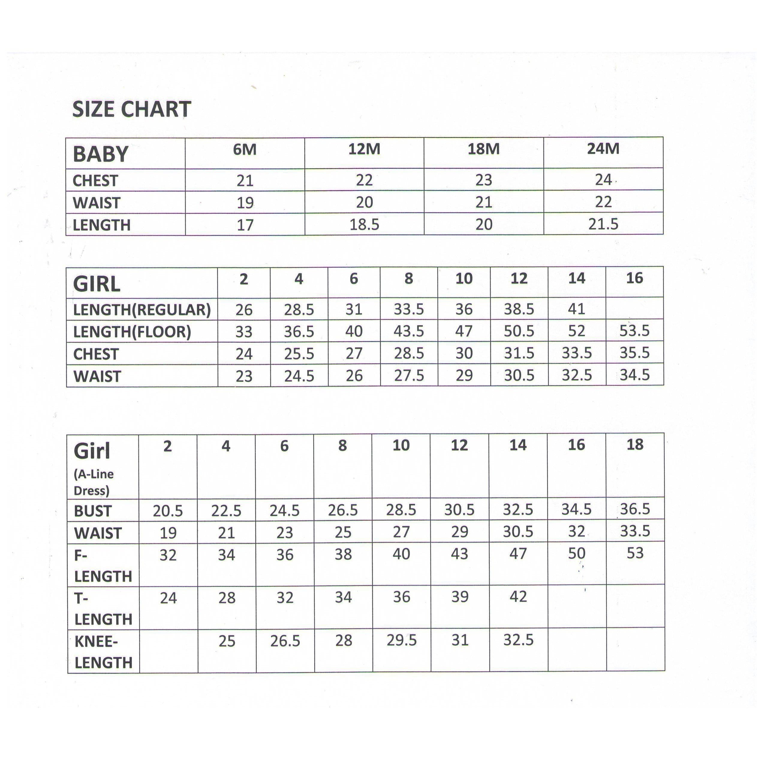 Kmart Baby Shoe Size Chart