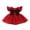 Red, variant on WEIGFI Baby Girls Bodysuit Dress With Snaps Fly Sleeve Bowknot Tulle Tutu Romper Crew Neck Summer Photo Wear Cozy Holiday Overalls,Red,9-12 Months
