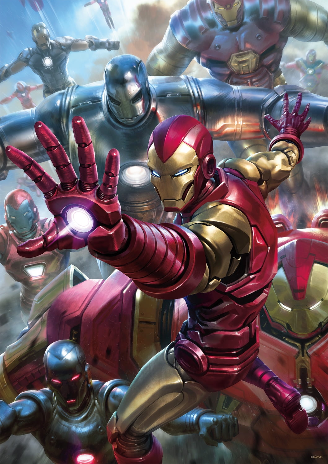 Buffalo Games 500-Piece Marvel House Party Protocol Interlocking Jigsaw Puzzle