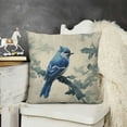 thumbnail image 2 of SHANXI Cyanistes Caeruleus Animals Double Sided Printing for Couch Sofa Outdoor Car 24x24in, 2 of 5