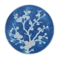 thumbnail image 4 of JONATHAN Y Cherry Blossom 17.75" Ceramic Garden Stool, Blue/White, 4 of 8
