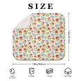 thumbnail image 4 of Pioneer Flower Floral Print Pattern Kitchen Dish Drying Mat 1 Pack, Ultra Absorbent Microfiber Drainer Mat, 16"x18", 4 of 6