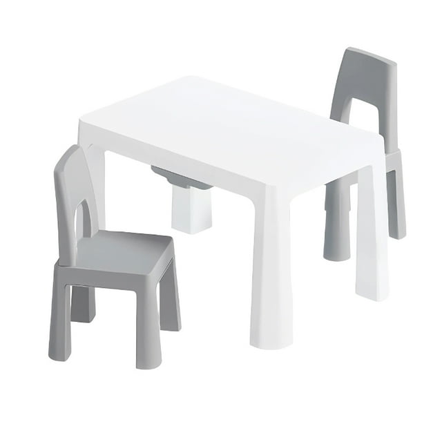 Comedor Infantil de Plástico – Mesa con Sillas Ergonómicas Modernas