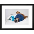 thumbnail image 2 of Dog Sleeping with Alarm Clock and Sleeping Mask, Framed Art Print Wall Art by Javier Brosch Sold by Art.Com, 2 of 5