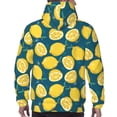 thumbnail image 3 of Bingfone Lemon Men's Drawstring Hoodie Long Sleeve Pocket Sweatshirts-Medium, 3 of 6