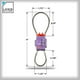 thumbnail image 2 of Candados TSA para Equipaje Lewis N Clark 3X Seguridad Paquete de 1 Color Morado, 2 of 7