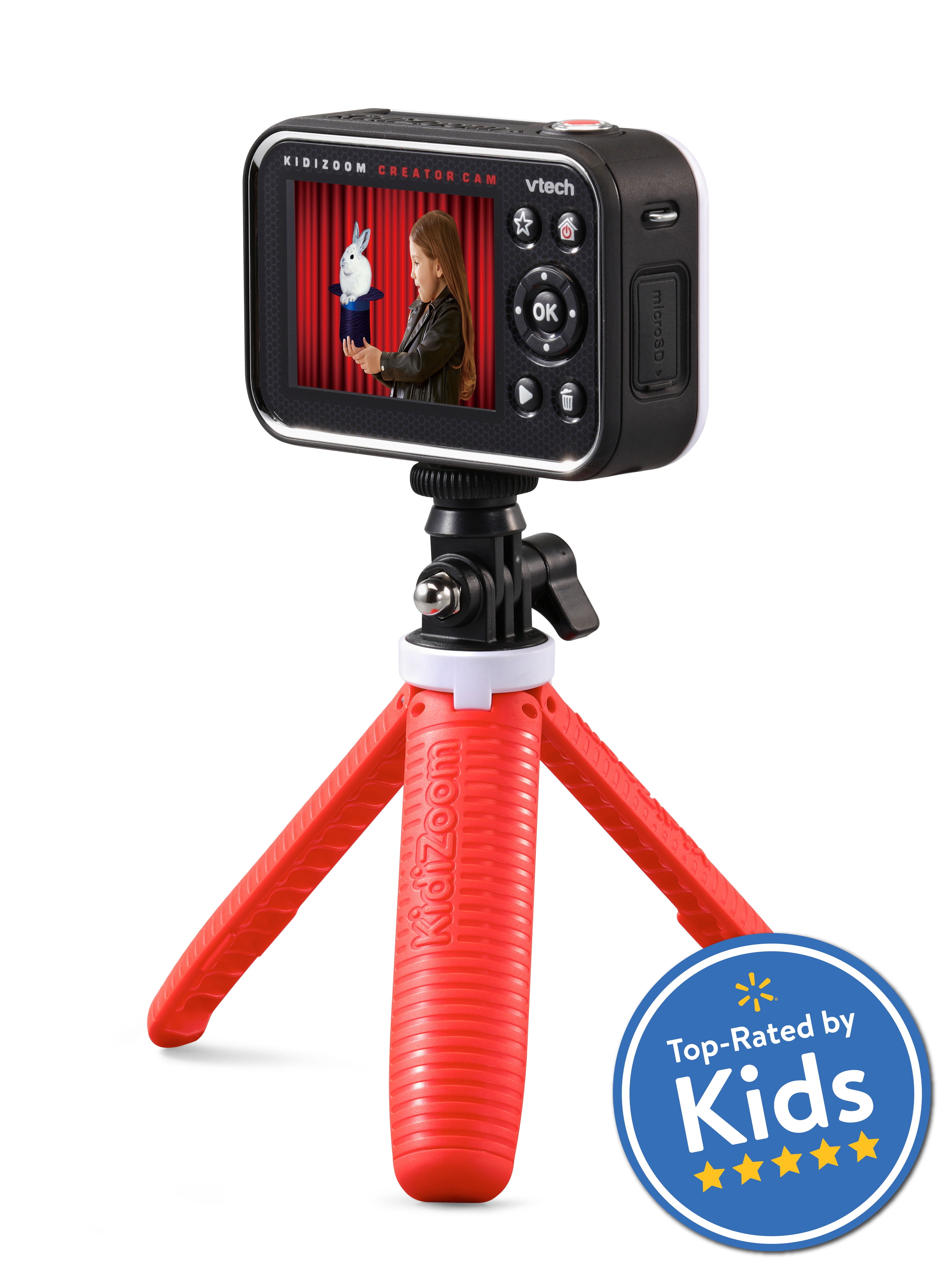Zijn bekend Pluche pop Sport VTech KidiZoom Creator Cam HD Video Kids' Digital Camera, Green Screen -  Walmart.com