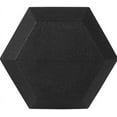 thumbnail image 2 of Barbell Rubber encased Hex Dumbbell Weights with Metal Handles for Strength Training, Full Body Workout. Sold as a Pairs, 2 of 5