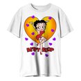 thumbnail image 1 of T-Shirt Blanc 2X-Grand Betty Boop Géant Cœur, 1 of 4
