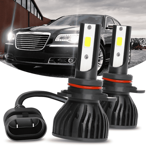 HIR2 9012 High&Low Beam for Chrysler 300 2011 2012 2013 2014 2015 LED Headlight Bulbs 2pack