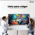 thumbnail image 2 of Cuadro Decorativo Canvas Lobo Splash Color 140x70, 2 of 4