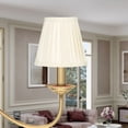 thumbnail image 2 of Livex Lighting Off White Pleat Empire Silk Clip Shade, 2 of 3