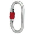 thumbnail image 1 of Rock Climbing Carabiner, High Stability High Strength Carabiner, Durable Carbon Steel Mountain Climbing Rock Climbing Outdoor Training For Fire Rescue, 1 of 8