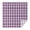 Purple and White, variant on Purple and White Checkered Pattern Square Tablecloth, Waterproof Wipeable Spillproof Washable Table Cover for Home Kitchen Party and Daily Decor 60"x60"