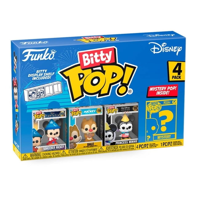 Figura Funko Pop Sorcerer Mickey Four Pack 1.57 Pulgadas