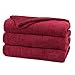 thumbnail image 3 of Sunbeam Channeled Microplush Heated Electric Blanket King Garnet Red, 3 of 3