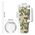 thumbnail image 4 of Picia Jungle Animals Pattern 40oz Ice Bully Insulated Tumbler with Handle, Double-Wall Stainless Steel Cup, Leak-Proof Lid and Straw, 4 of 8