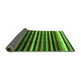 thumbnail image 2 of Ahgly Company Indoor Rectangle Abstract Green Modern Area Rugs, 6' x 9', 2 of 4