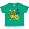 thumbnail image 3 of Inktastic I Love My Dad with Baby and Daddy Triceratops Boys or Girls Toddler T-Shirt, 3 of 5