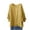Yellow, variant on Swuxness Women 3/4 Sleeve Casual Shirts, Spring and Summer Tops, Ladies Crew Neck Solid Color Fashion Comfortable Loose Pullover Tee Hot Pink, XXXL