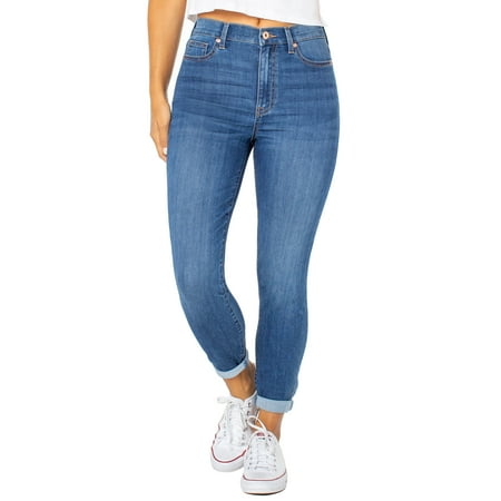 Celebrity Pink Women's High Rise Curvy Skinny Crop