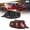 Black Housing /Smoke Lens, variant on CPW Tail Lights Assembly for 2010 2011 2012 2013 2014 Ford Mustang LED Sequential Signal Tail Light Rear Brake Lamp Super Brightness Replacement-Black Housing Red Lens