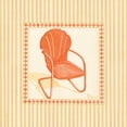 thumbnail image 2 of Brent, Paul 15x15 Black Ornate Wood Framed with Double Matting Museum Art Print Titled - Retro Patio Chair I, 2 of 4